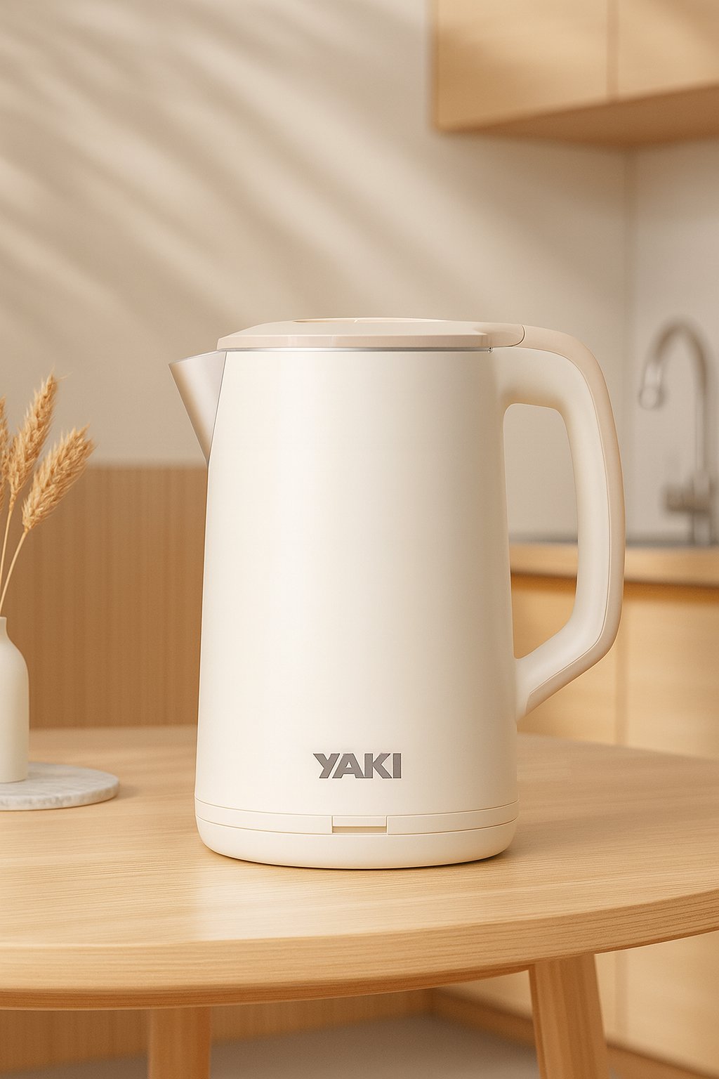 BOUILLOIRE YAKI 2.5LITRES ELECTRIQUE BEIGE YK25P01