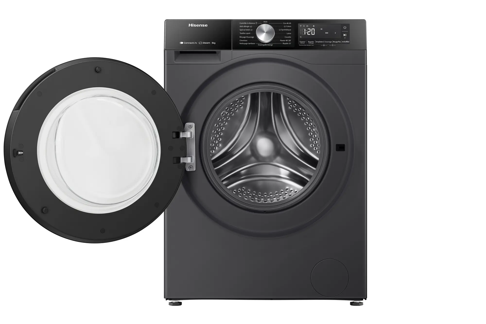 MACHINE A LAVER HISENSE 8KG/5KG SECHAGE FRONT LOAD INVERTER WD3S8043BB