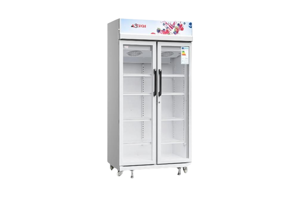 REFRIGERATEUR ASTECH 2PORTES VITRINE 590LITRES FV590V